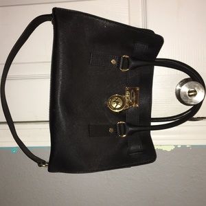 Michael Kors Black Leather Purse